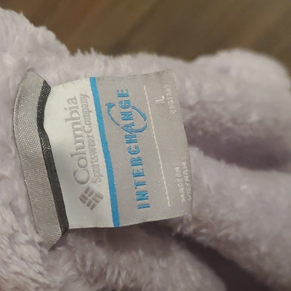 Girls Columbia lavender sherpa jacket sz L - Picture 6 of 6